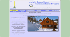 Desktop Screenshot of gentiane68.fr